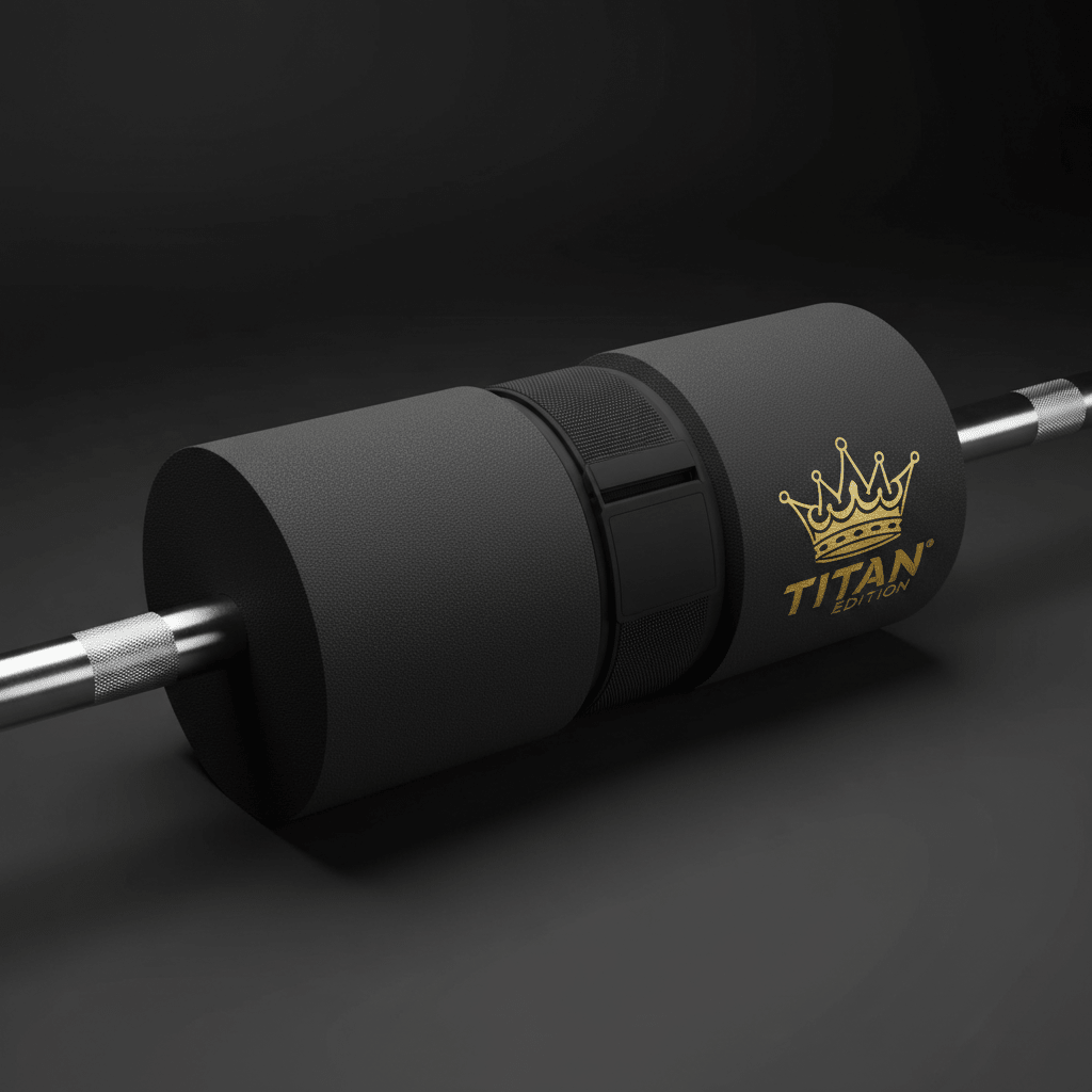 TITAN Barbell Pad - Foam Squat & Hip Thrust Bar Pad