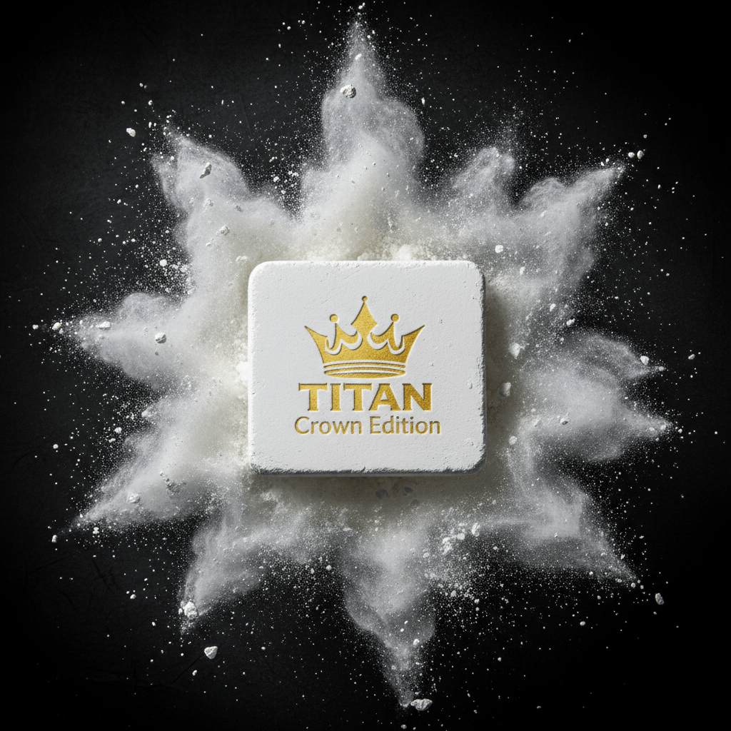 TITAN Gymnastic Chalk Block - 2oz Magnesium Carbonate Lifting Chalk