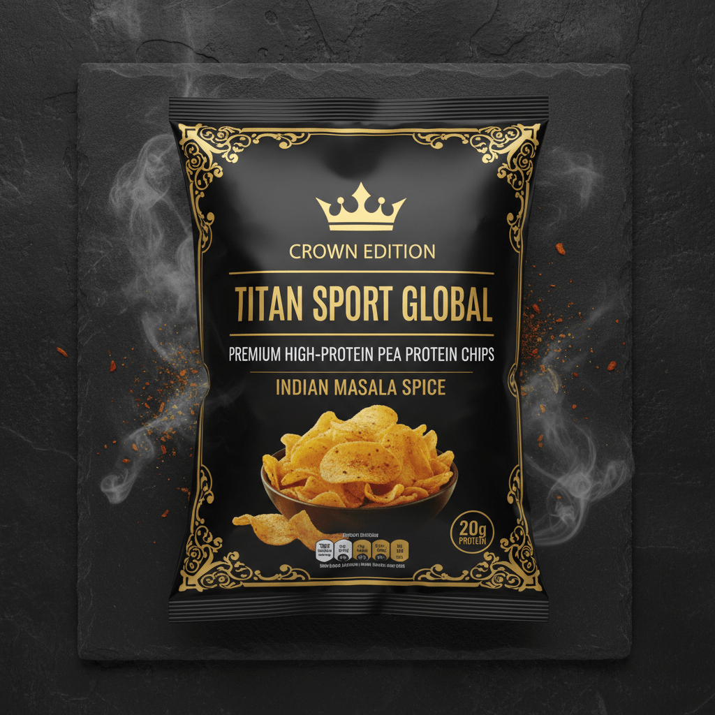 Indian Masala Pea Protein Chips — TITAN SPORT GLOBAL