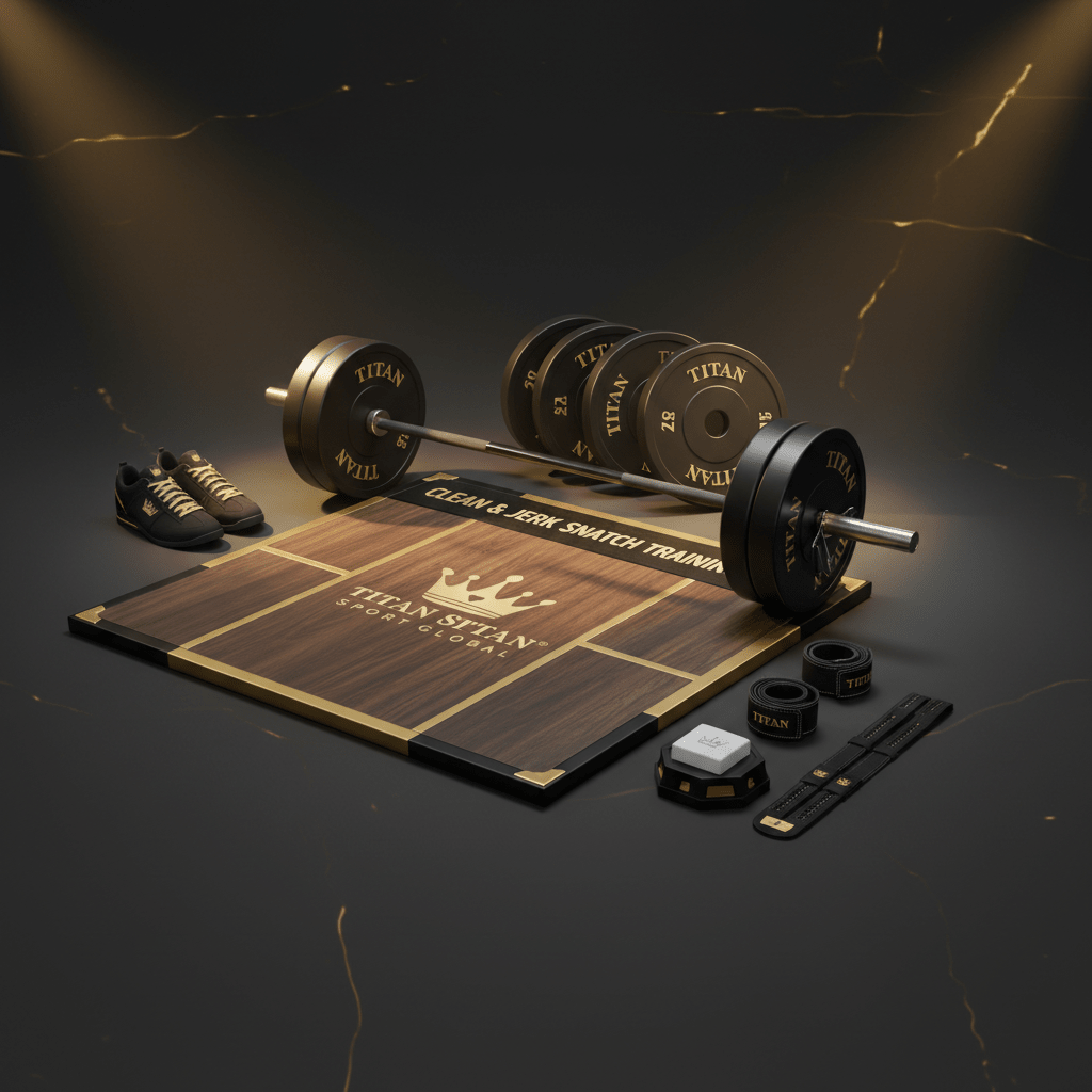 TITAN All-In-One Olympic Weightlifting Home Gym System Crown Edition