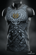 TITAN Men's Viking Runes Muscle Tank Valhalla Edition