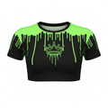 TITAN Neon Drip Crown Women’s Crop Top — Crown SWAG Edition