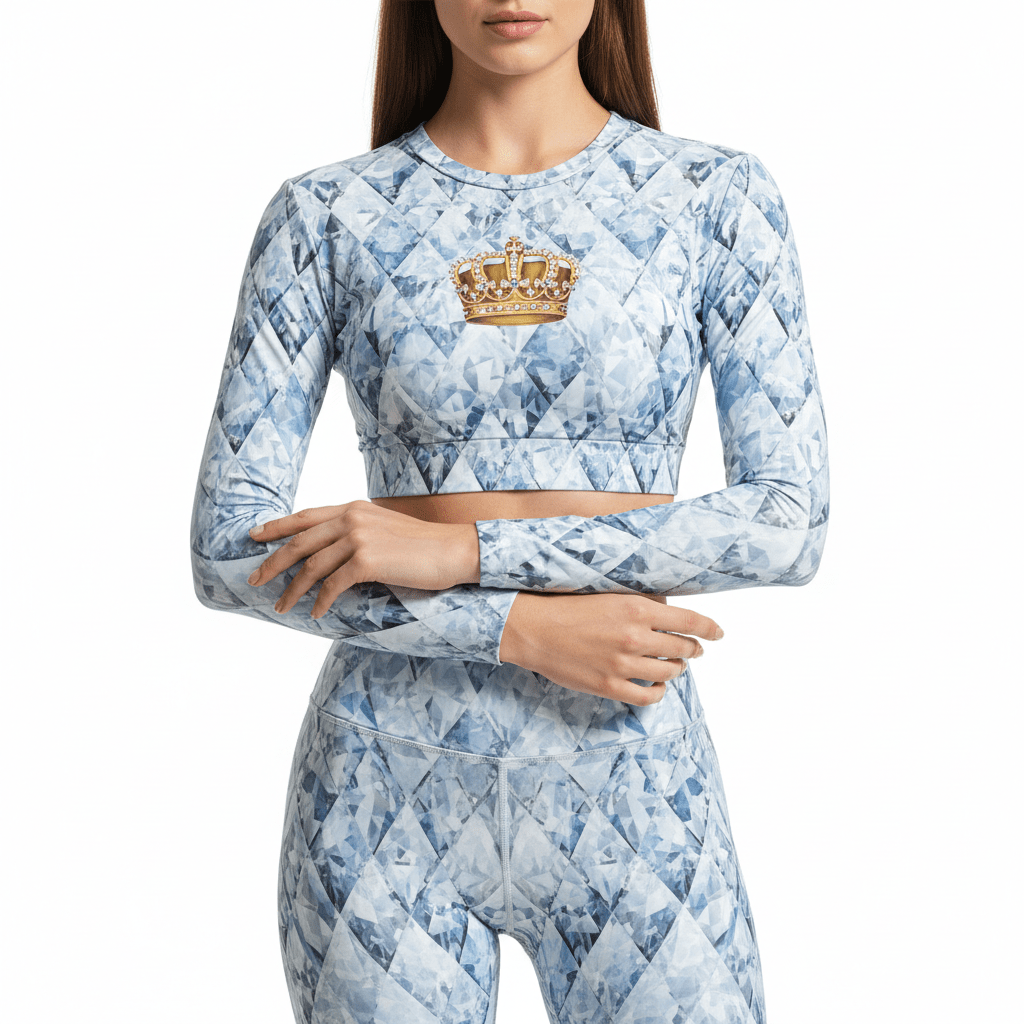 TITAN Diamond Ice Women’s Crop Top — Crown SWAG Edition