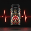 TITAN Organic Garlic Extract - Cardiovascular Guardian supplement bottle
