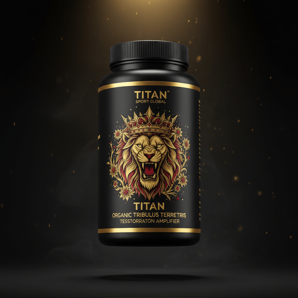 TITAN Organic Tribulus Terrestris - Testosterone Amplifier supplement bottle