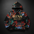 TITAN Kids Pullover Hoodie - Black & Gold Crown Edition