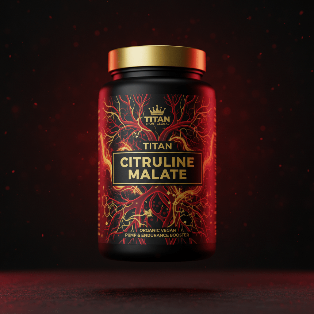 TITAN Citrulline Malate Organic Vegan Pump Endurance Booster 6g Per Serving 50 Servings