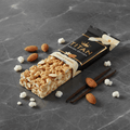 TITAN Crispy Protein Bar Vanilla Almond Crown Edition — 22g protein light crispy vegan product shot