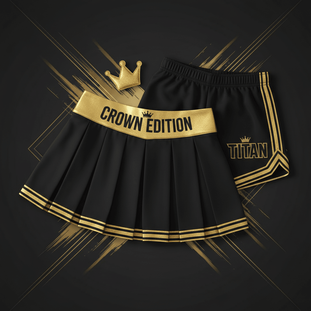 TITAN Crown Edition Cheerleading Practice Skirt