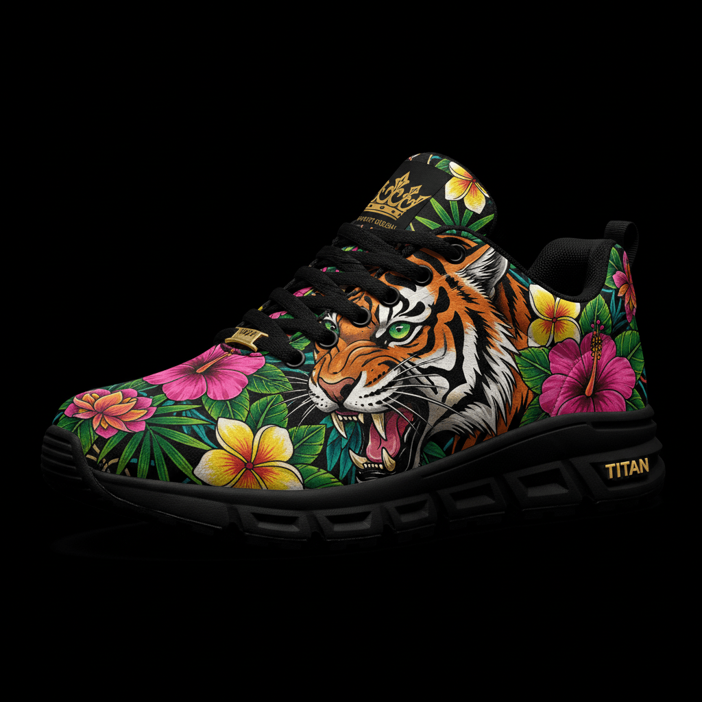 TITAN Crown Edition Color Tigress Women's Training Shoe Color Tattoo Art
