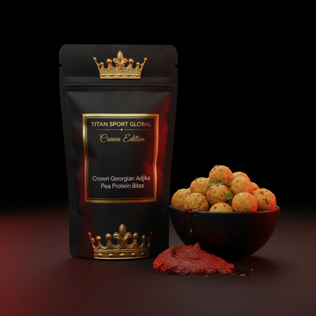 Crown Georgian Adjika Pea Protein Bites - TITAN SPORT GLOBAL