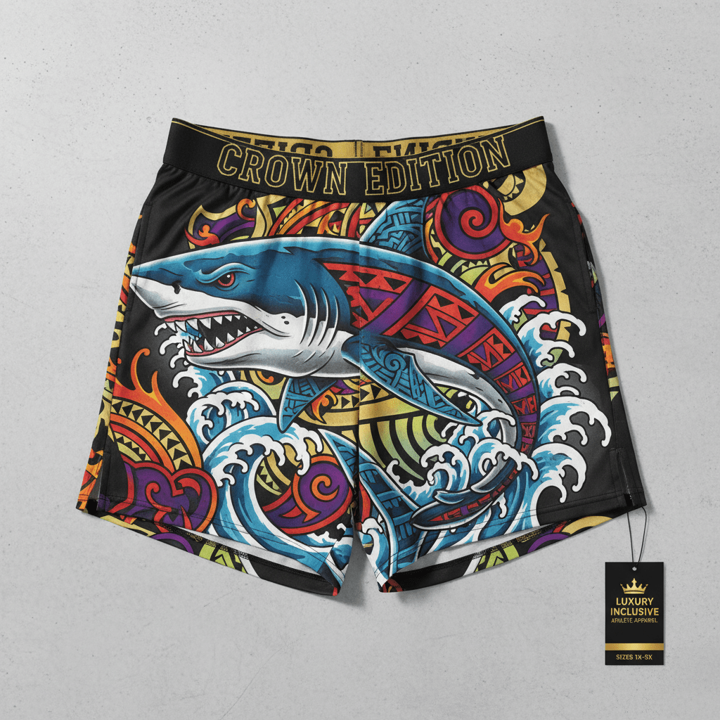 TITAN Plus Men's Pacific Shark Shorts — Inclusive Crown Edition