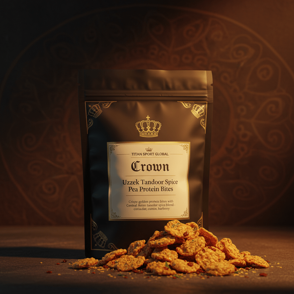 Crown Uzbek Tandoor Spice Pea Protein Bites - TITAN SPORT GLOBAL