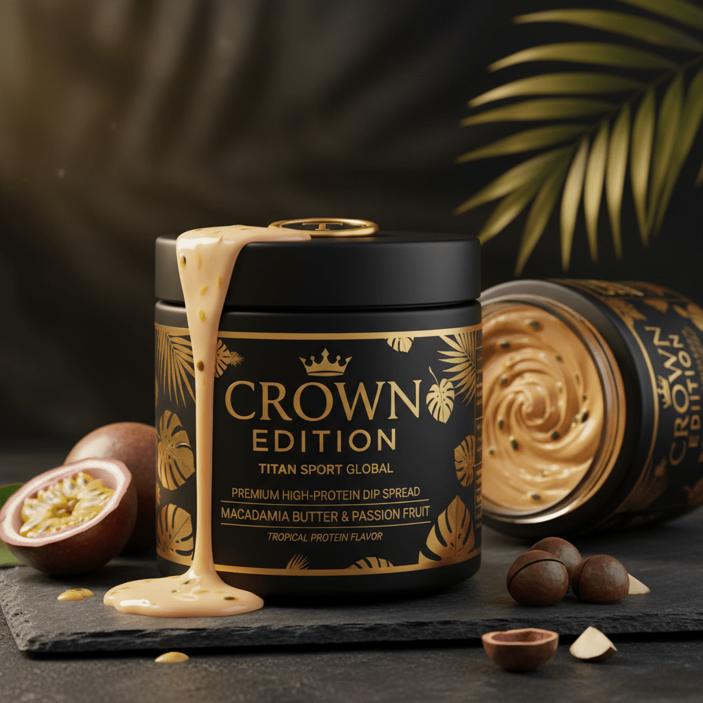 Crown High-Protein Passion Fruit Macadamia Butter Dip