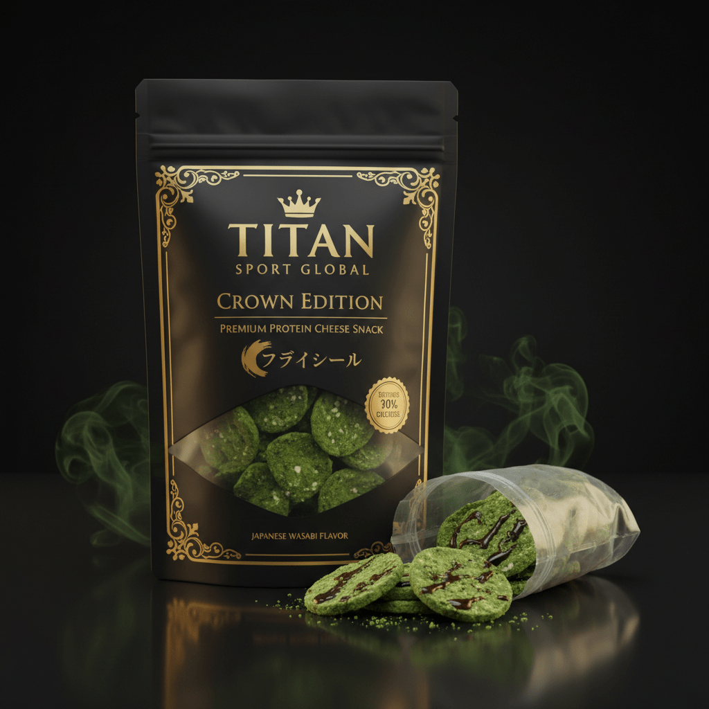 Crown High-Protein Wasabi & Soy Cheese Crisps