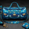 TITAN Ocean Wave Crown Luxury Gym Duffle Bag