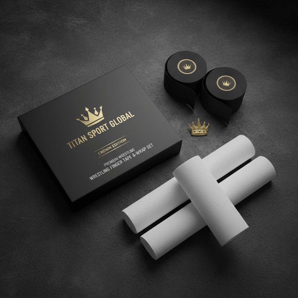 TITAN Crown Edition Wrestling Finger Tape & Pre-Wrap Set
