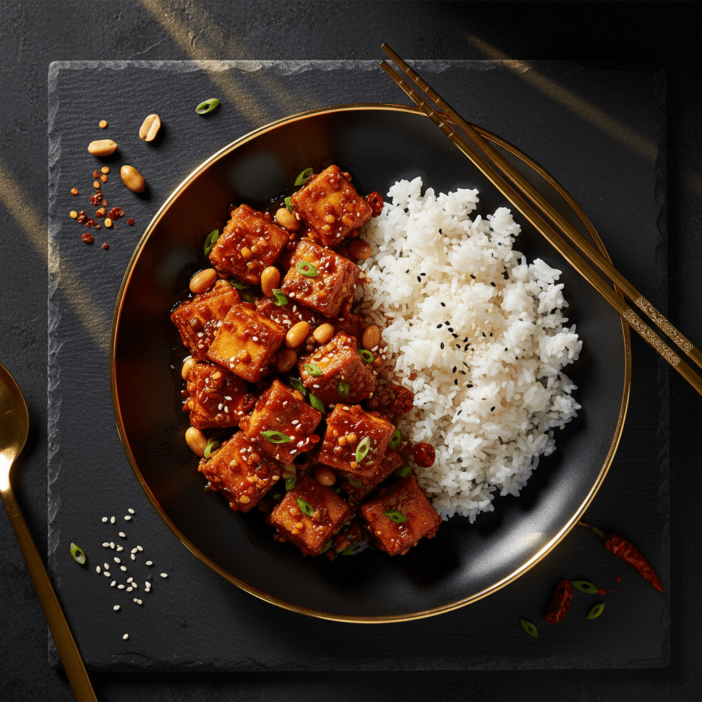 TITAN Chinese Kung Pao Tofu Vegan Muscle Dinner