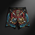 Mighty In Battle Men's Shorts — TITAN Crown Edition tattoo artwork