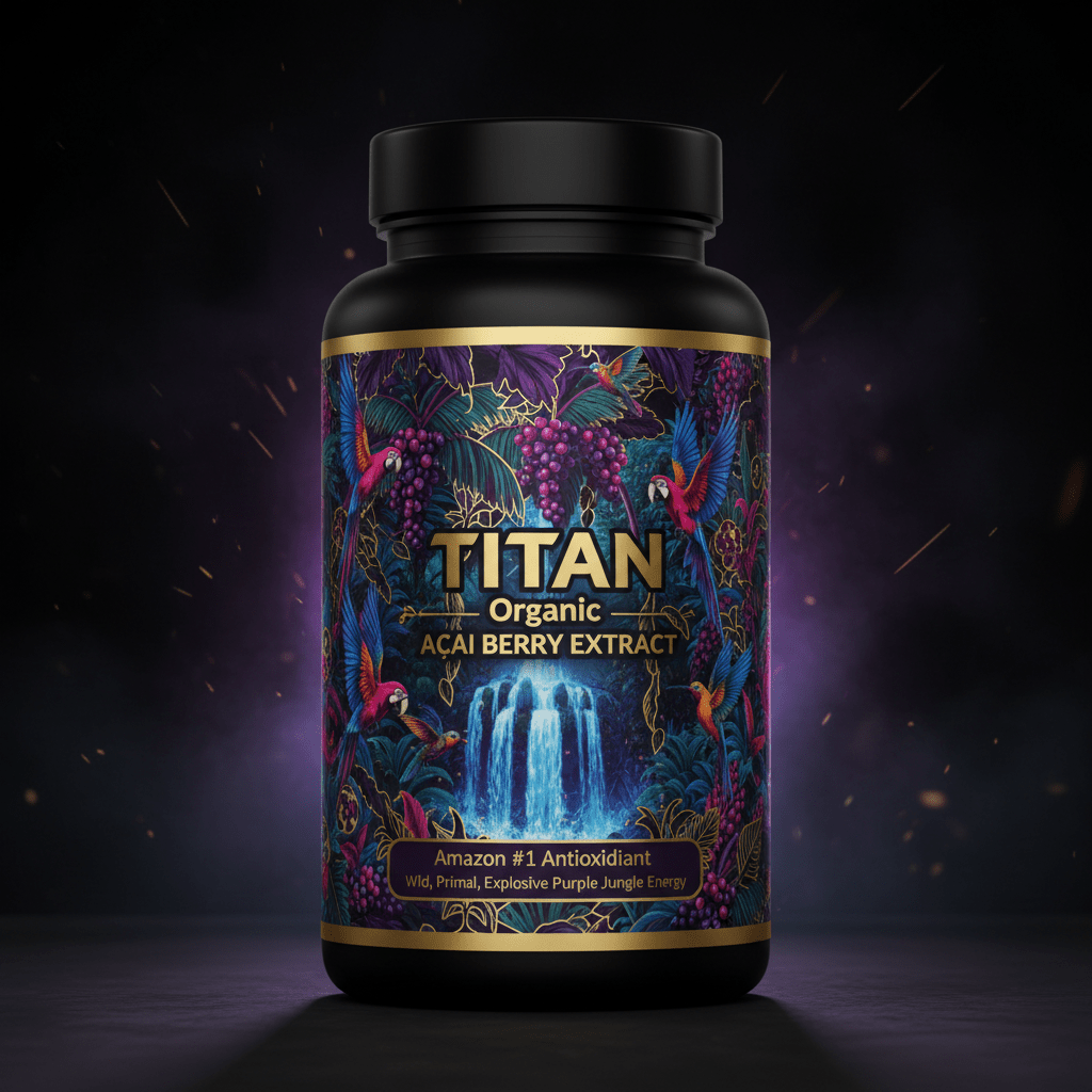 TITAN Organic Acai Berry Extract - Antioxidant & Energy Superfruit