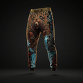 TITAN Men's Sweatpants - Grizzly Bear King Crown Edition Design