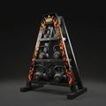 TITAN Crown Edition 3-Tier Kettlebell Storage Rack