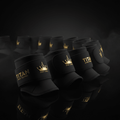 TITAN Ankle Support Crown Series — matte black with gold crown logo
