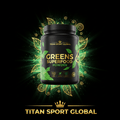 TITAN SPORT GLOBAL greens superfood powder supplement tub