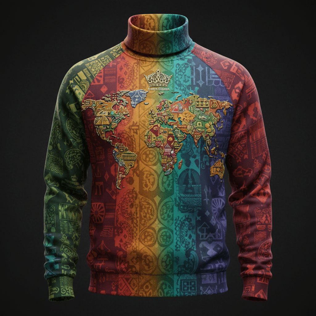 TITAN Global Unity Crewneck Turtleneck — Crown Drop 100