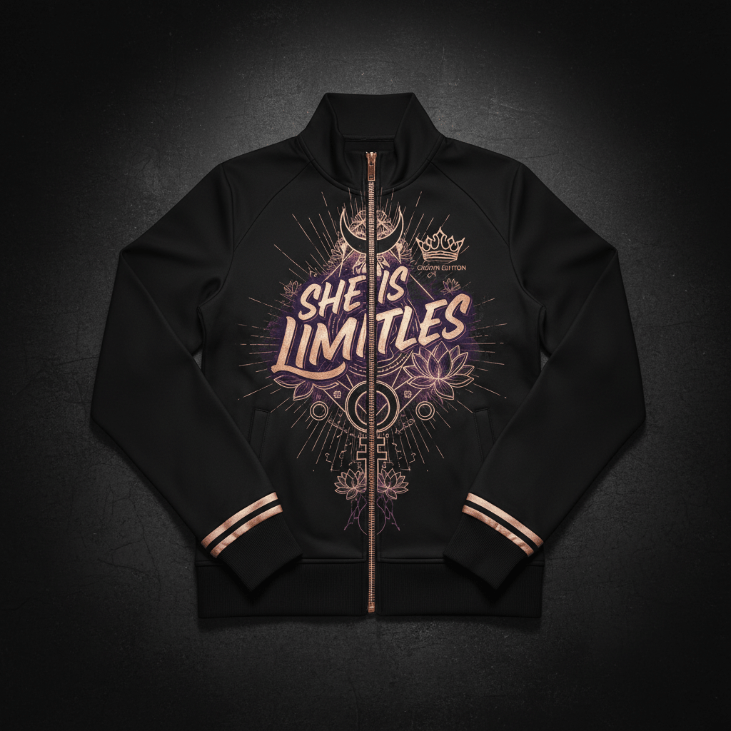 TITAN Women's Elite Spiritual Tracksuit Jacket SHE IS LIMITLESS Crown Edition