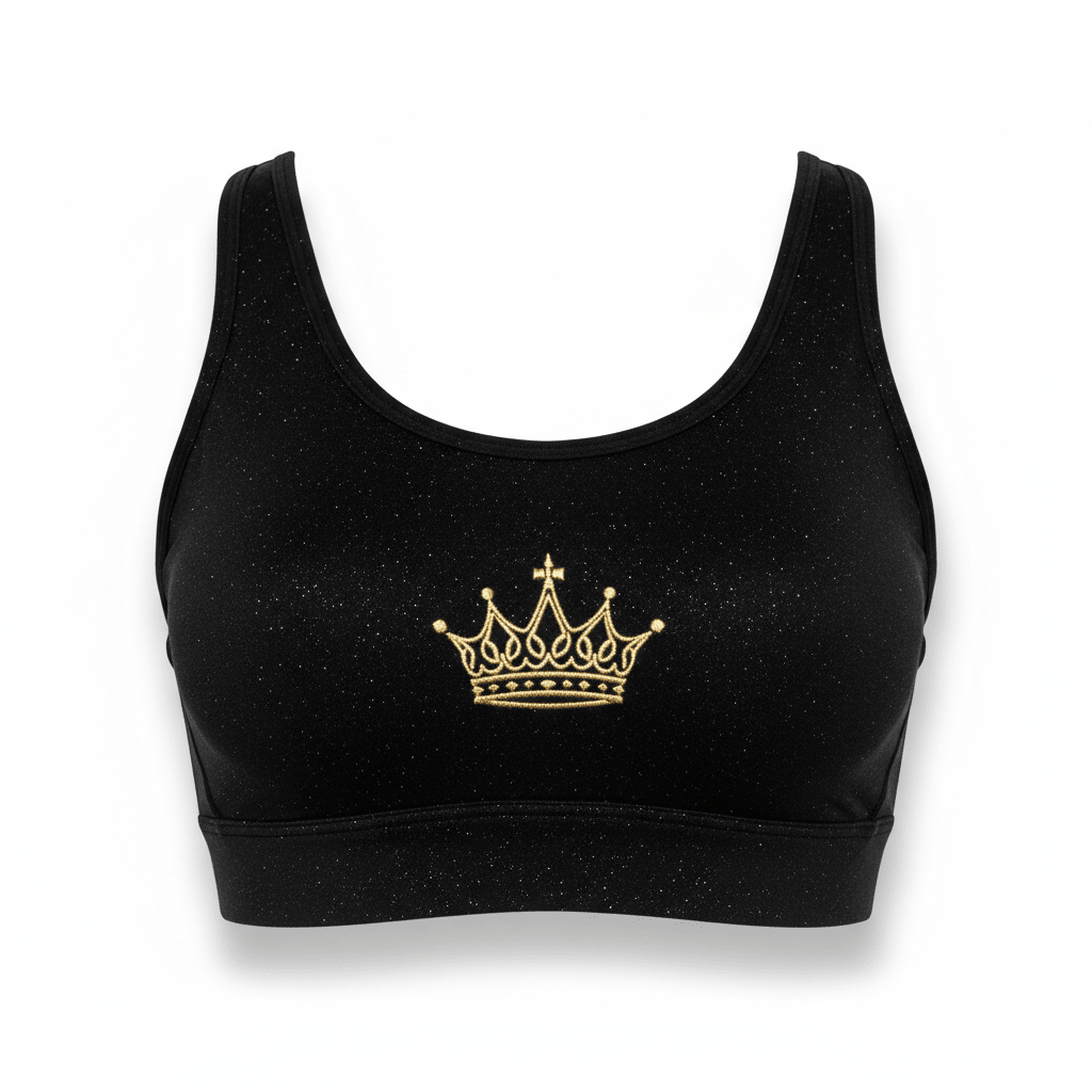 TITAN Midnight Royale Women’s Sports Bra — Crown SWAG Edition