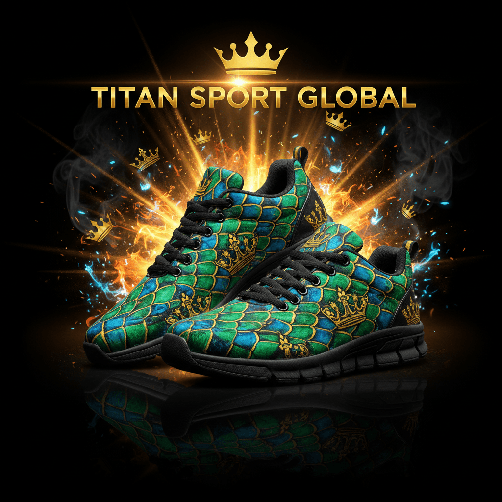 TITAN SPORT GLOBAL men's training shoes with dragon scale crown pattern
