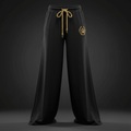 Queen Crown Wide-Leg Lounge Pants — TITAN Crown Edition