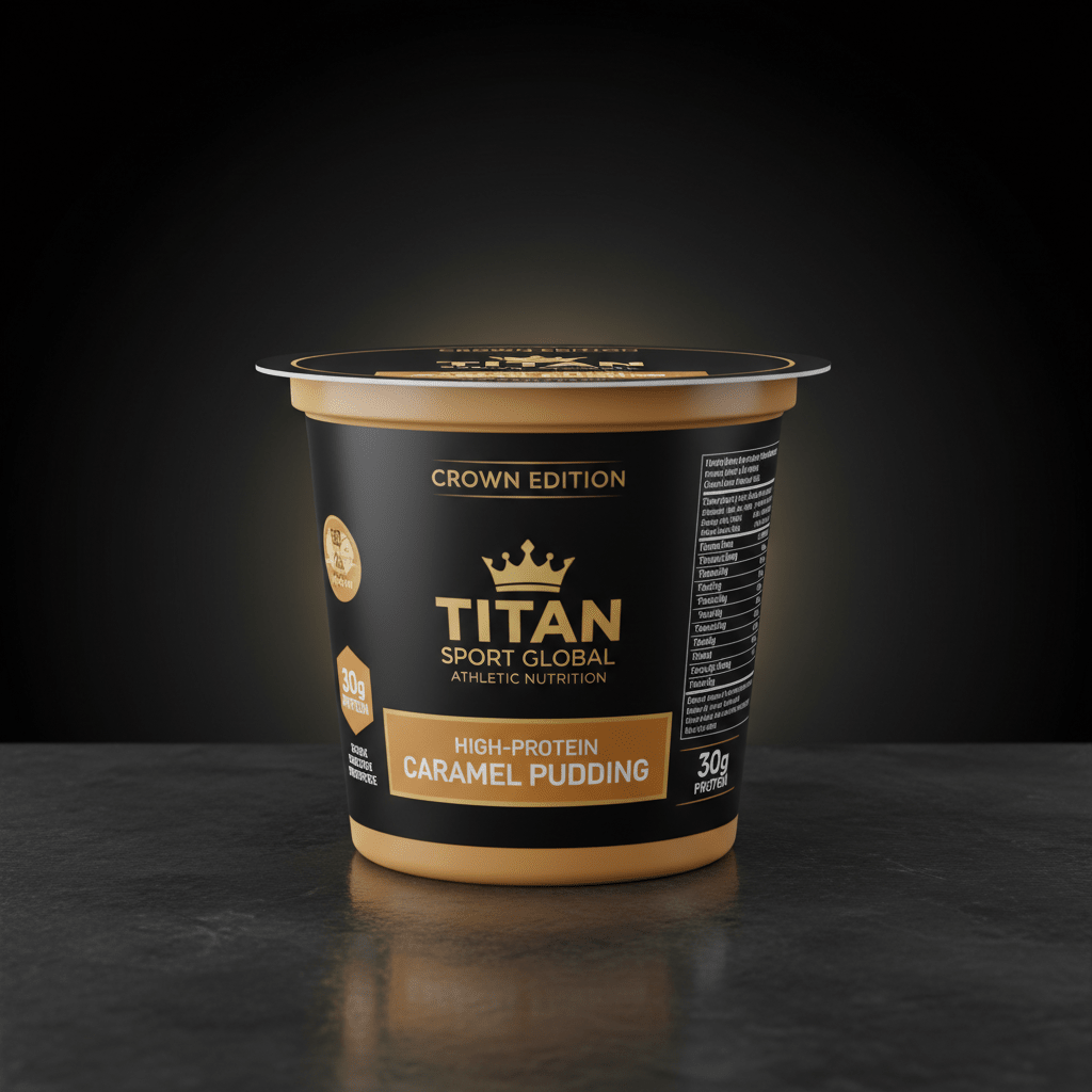 Crown Salted Caramel Protein Pudding Cup — TITAN SPORT GLOBAL