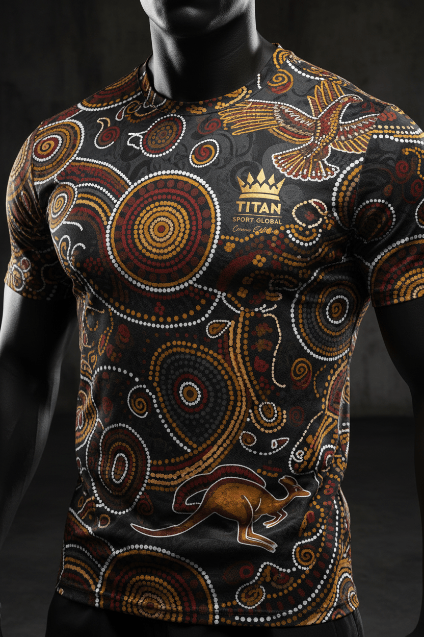 TITAN Men's Dreamtime Training Tee First Nations Edition