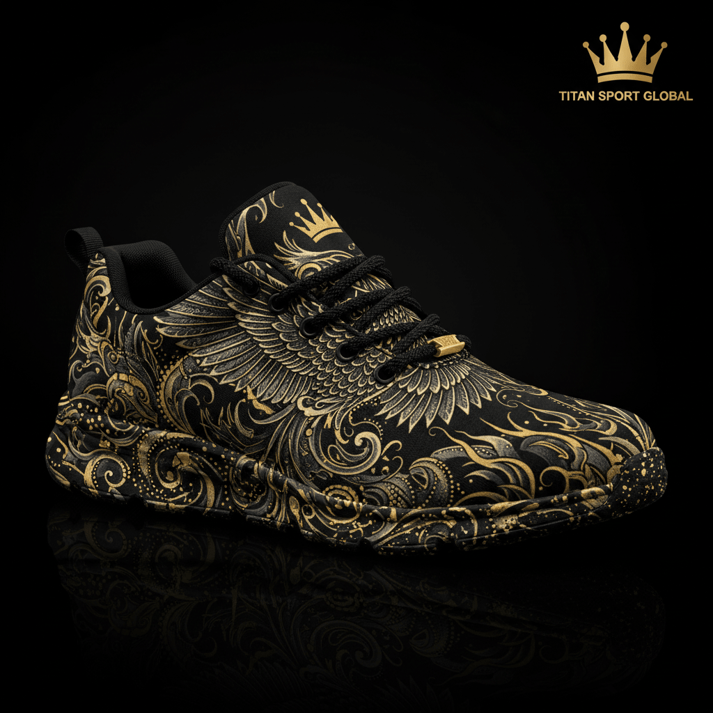 TITAN Crown Edition Phoenix Rising Men's Training Shoe Tattoo Art