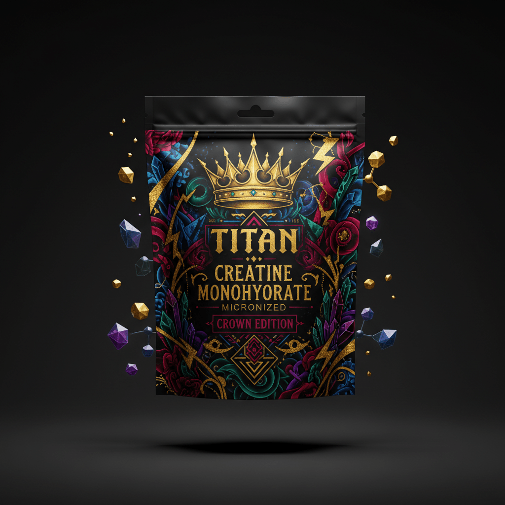 TITAN Creatine Monohydrate Micronized - Crown Edition