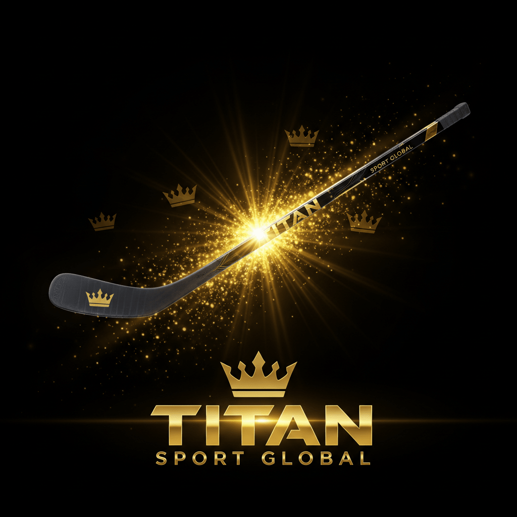 TITAN SPORT GLOBAL youth hockey stick crown edition