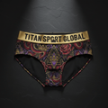 TITAN Crown Edition Women's Sport Underwear — bold tattoo artwork, matte black & gold