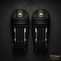 TITAN Crown Edition Cricket Batting Pads Matte Black Gold