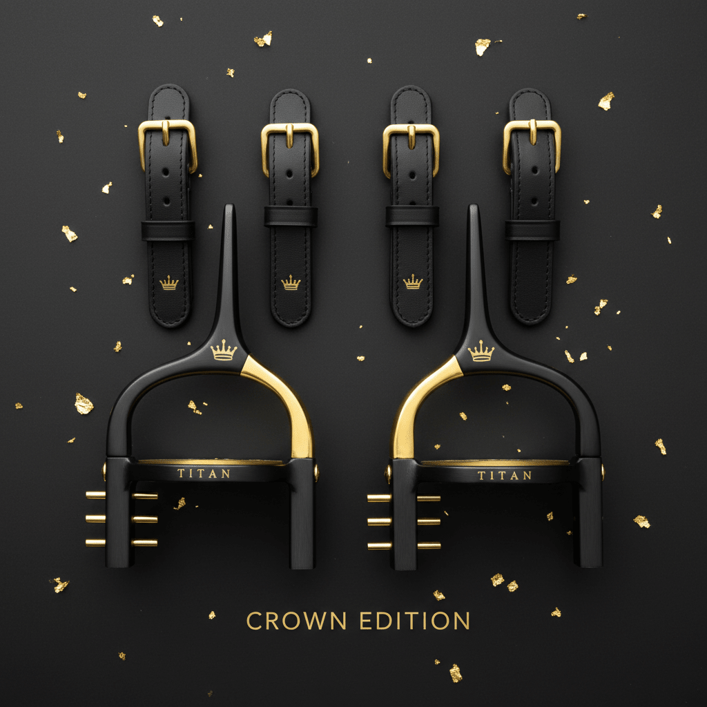 TITAN Crown Edition Equestrian Riding Spurs