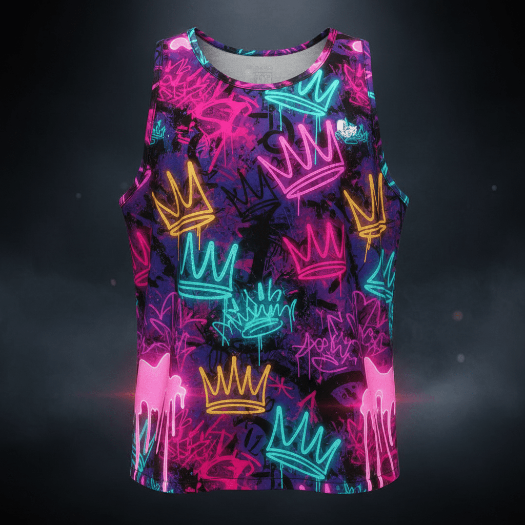 TITAN Men's Tank Top — Neon Crown