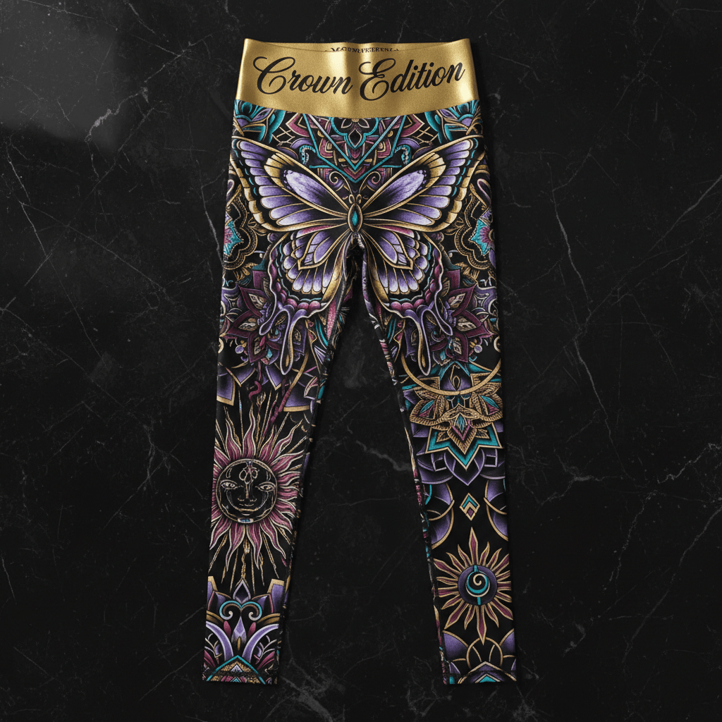TITAN Crown Edition Tattoo Art Yoga Pants Women's Athletic Bottoms
