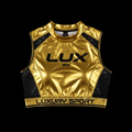 Cyber Gold Mesh Insert Top — Women's Warrior Drop