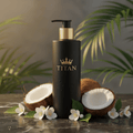TITAN HER Body Wash Jasmine & Coconut luxury black bottle with gold crown