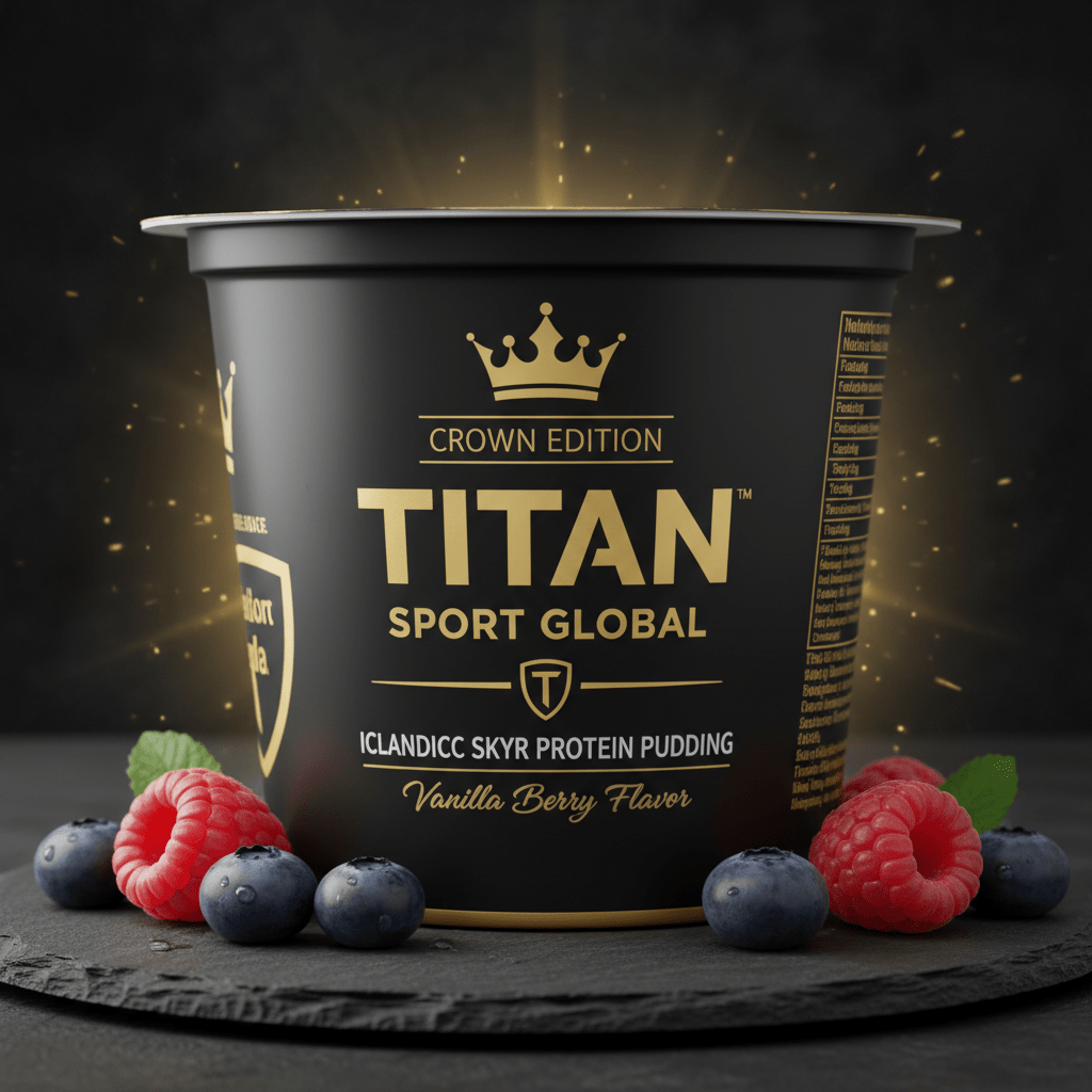 Icelandic Skyr Vanilla Berry Protein Pudding — TITAN SPORT GLOBAL