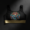 TITAN Plus Women's Serpent Goddess Crown Sports Bra — Inclusive Crown Edition