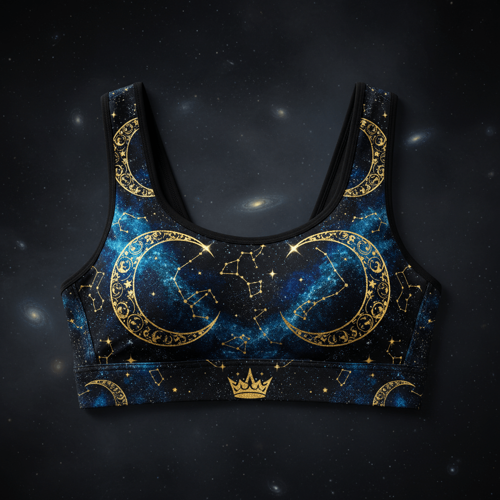 TITAN Sports Bra - High Impact Moisture-Wicking Removable Pads