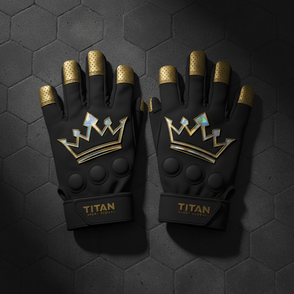 TITAN Basketball Dribble Training Gloves Crown Edition
