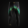 Men's Compression 3/4 Tights — Aurora Crown product shot